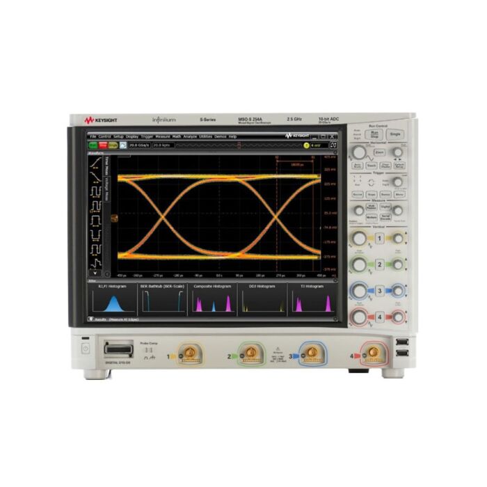 Keysight / Agilent MSOS254A for Rent, Mixed Signal Oscilloscope, 2.5 GHz, 20 GSa/s, 4+16 Digital Channel