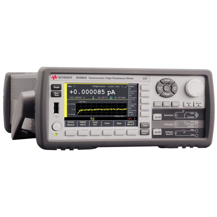 Keysight B2985A for Rent, Electrometer/Picoammeter/High Resistance Meter, 0.01fA