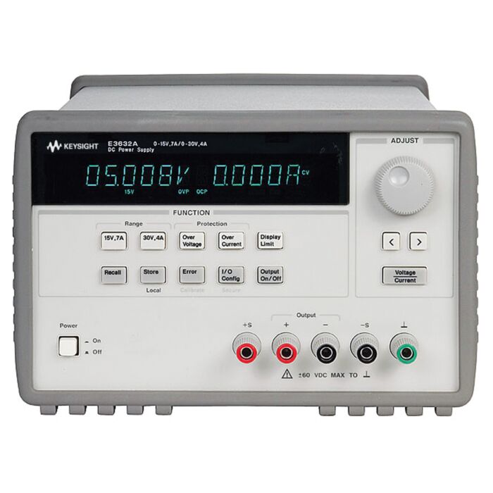 Keysight E3632A DC Power Supply, Single Output Dual Range, GPIB