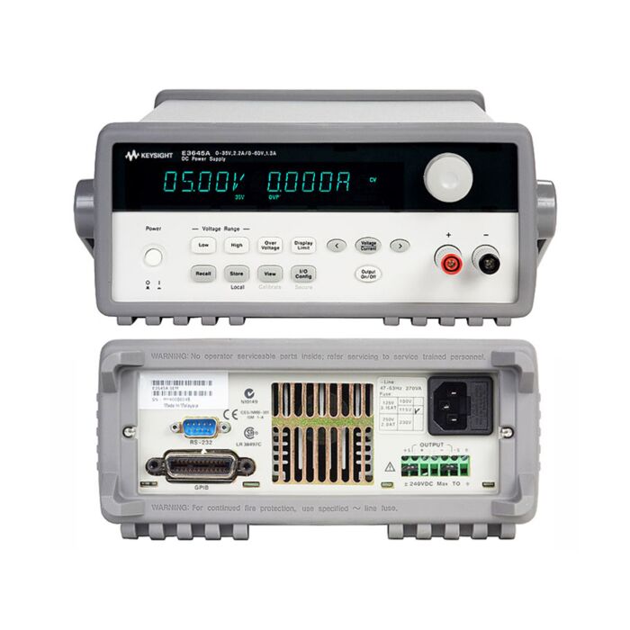 Keysight E3644A DC Power Supply, Dual Range GPIB, RS-232