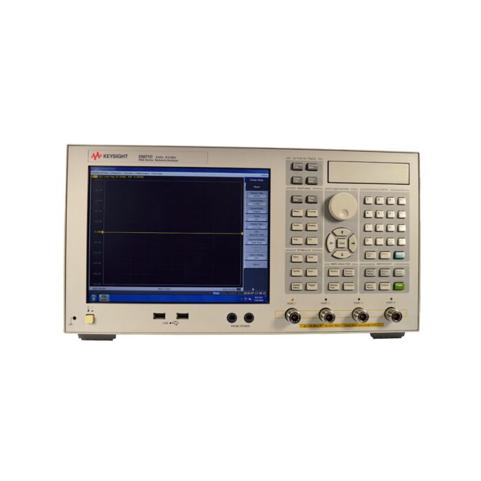 Keysight E5071C for Rent, ENA Series Network Analyzer; 9 kHz to 4.5/6.5/8.5/14/20 GHz