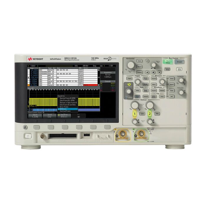 Keysight MSOX3012A Oscilloscope, MixedSignal, 100MHz 2+16-Channel