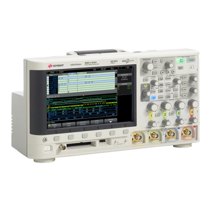 Keysight MSOX3034A Oscilloscope, MixedSignal, 350MHz 4+16-Channel