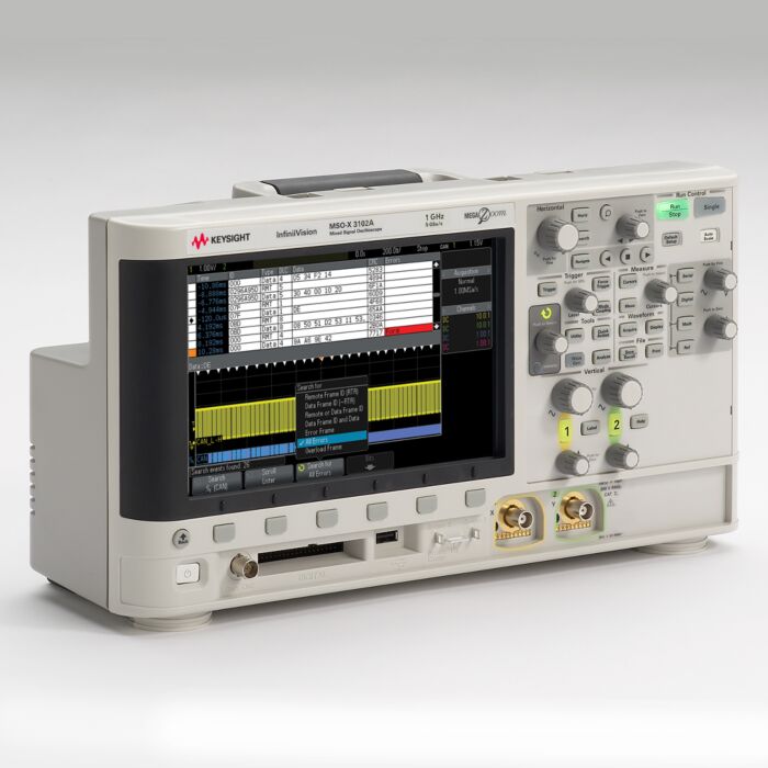 Keysight MSOX3102A Oscilloscope, 2+16-Channel, 1GHz