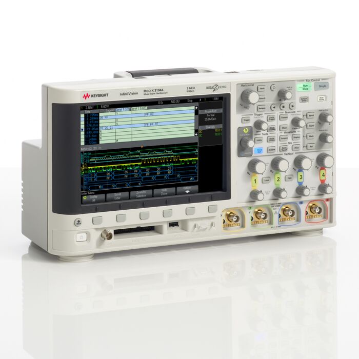 Keysight MSOX3104A for Rent, Oscilloscope, 4+16-Channel, 1GHz