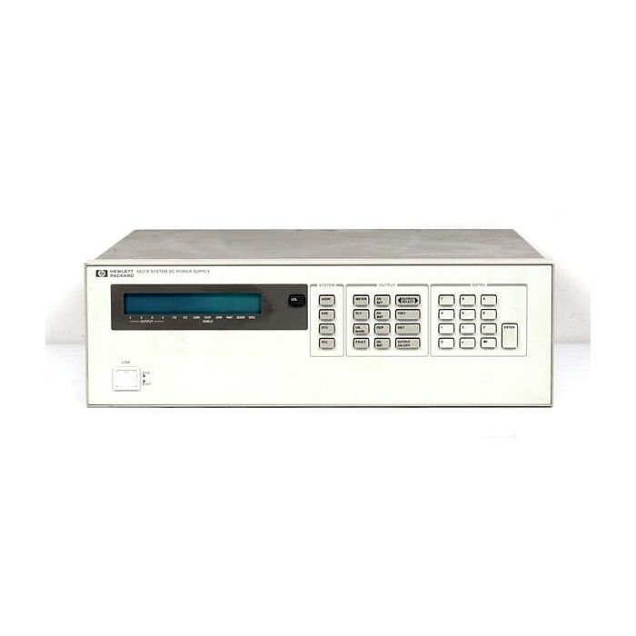 Keysight 6627A for Rent, 20V/2A or 50V/0.8A, 40W, DC Power Supply, Quad Output