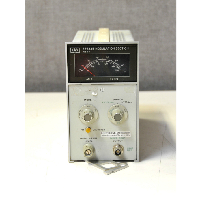Keysight 86633B for Rent, AM/FM Modulation Sect Plug-In, Internal and External, AM or FM