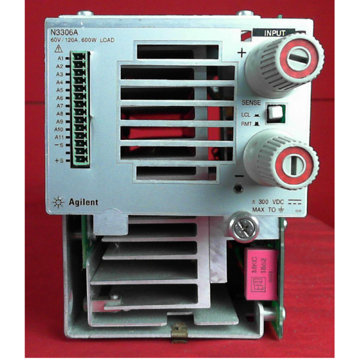 Keysight N3306A for Rent, 600 Watt Electronic Load Module, 0-60 V, 0-120 A