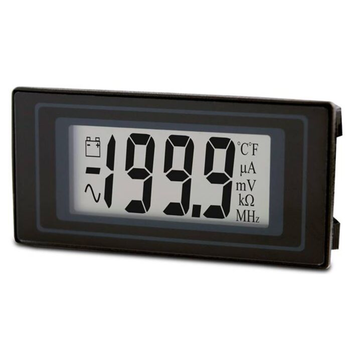 Lascar DPM 500 3.5 Digit LCD Voltmeter, 12.5 mm Digit Height