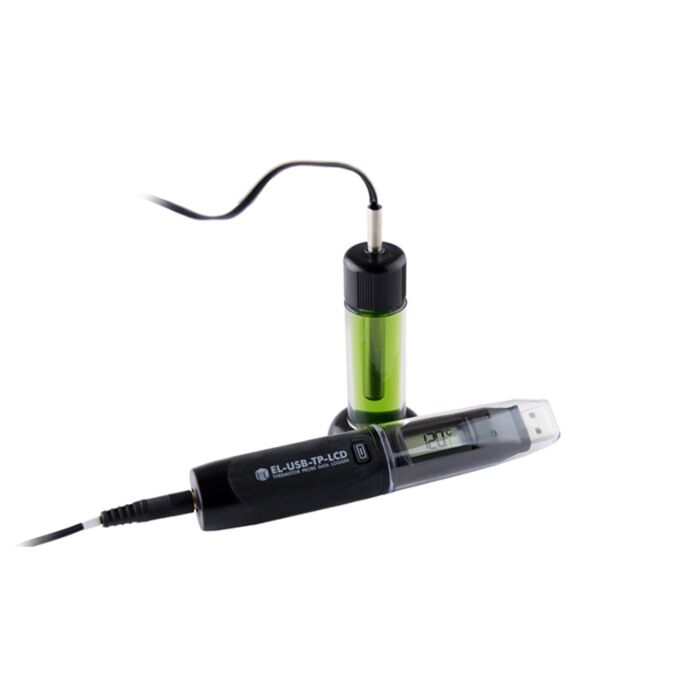 Lascar EL-USB-VAC High Accuracy Thermistor Glycol Probe Data Logger w/LCD screen