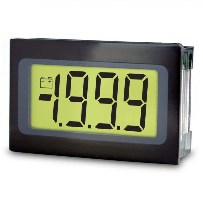 Lascar SP 400 Splash-Proof Ultra Low Profile LCD Voltmeter, 9 Pin Version