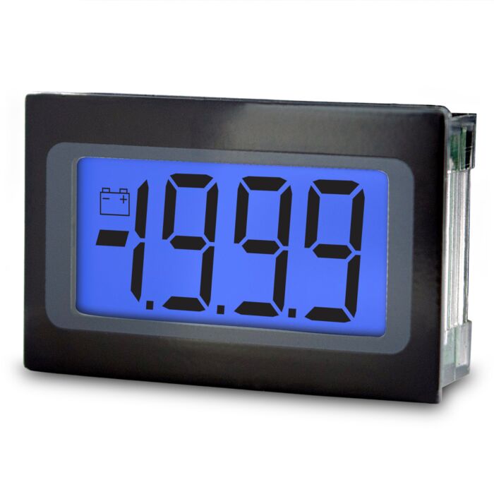 Lascar SP 400-BLUE Splash-Proof Ultra Low Profile LCD Voltmeter