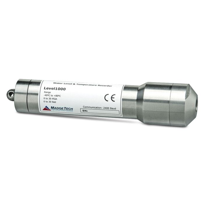 MadgeTech LEVEL1000  Submersible, 0 to 30 feet, 30 psia, Level Recorder