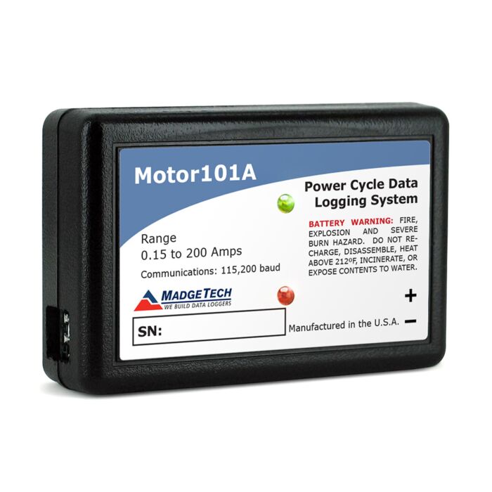 MadgeTech MOTOR101A Power Cycle Data Logging System w/logger, switch&IFC200