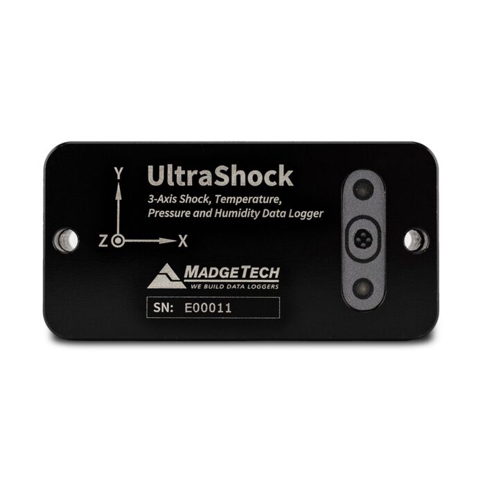 MadgeTech ULTRASHOCK Tri-Axial Shock, Temperature, Humidity, and Pressure Recorder