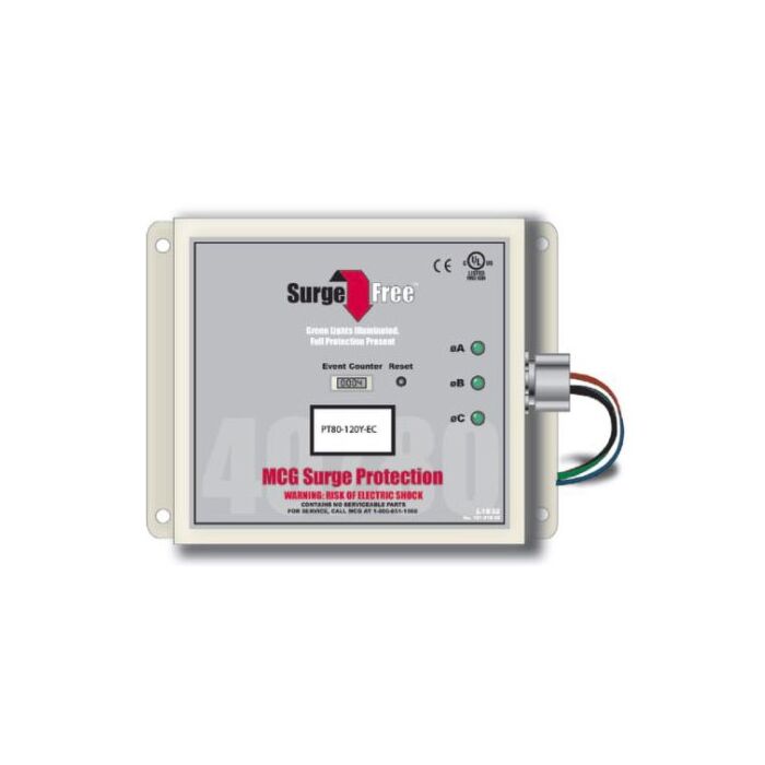 MCG Surge Protection PT40-120T Surge Protector, 120/240VAC