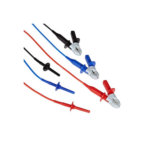 Megger 1002-642 8m(26.4')Leadset x 3, Medium Insulated Clips for 5kV & 10kV