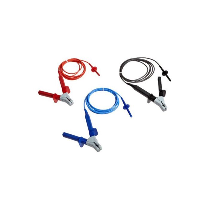 Megger 1002-534 3m (9.8') Lead Set, 10kv Insulated Clips (Set of 3)