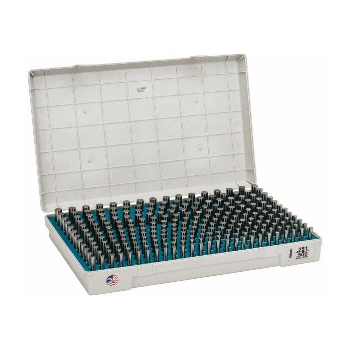 Meyer Gage Company M2P Pin Gage Set .251 to .500 Class Z + Plus Tolerance