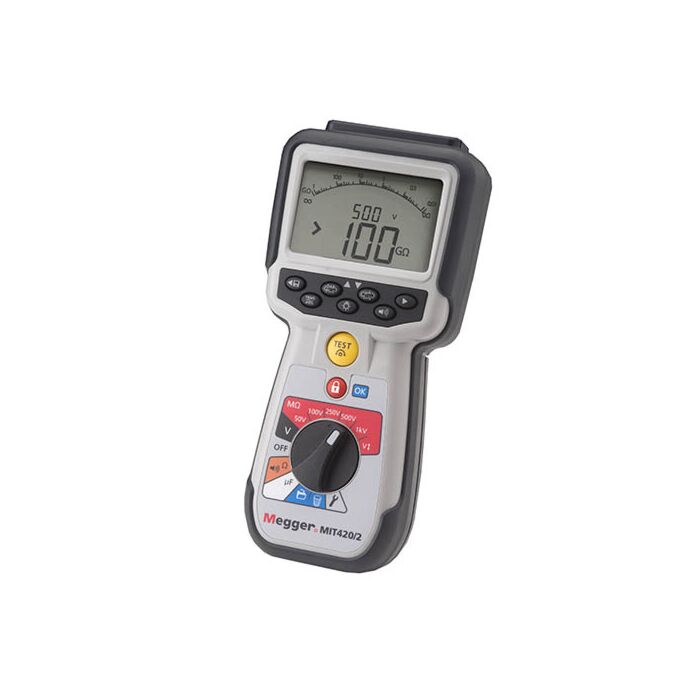 Megger MIT430/2 Insulation Tester + Bluetooth 50V, 100V, 250V, 500V & 1000V