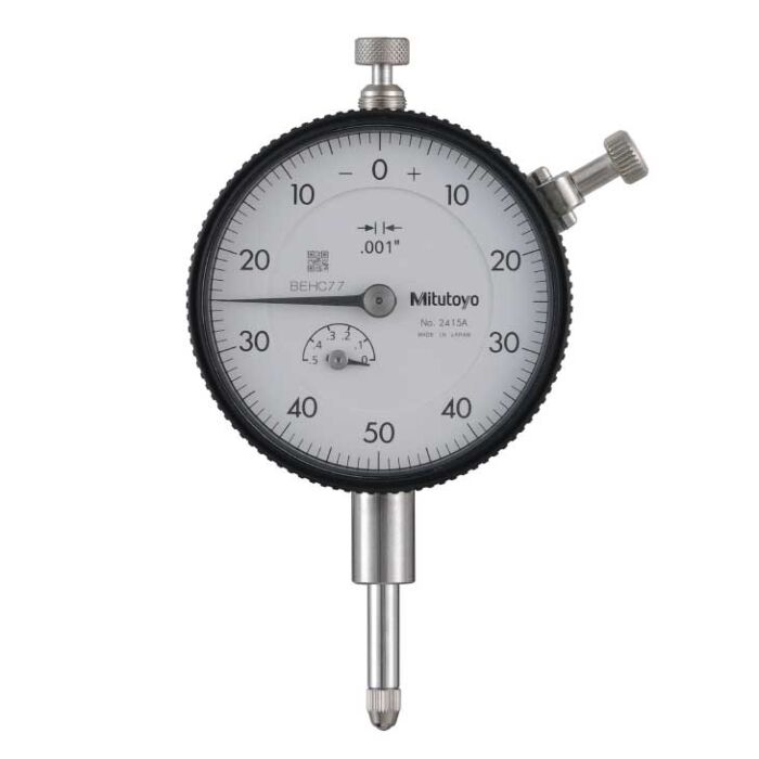 Mitutoyo 2416AB-10 Dial Indicator, 0-1", Flat Black