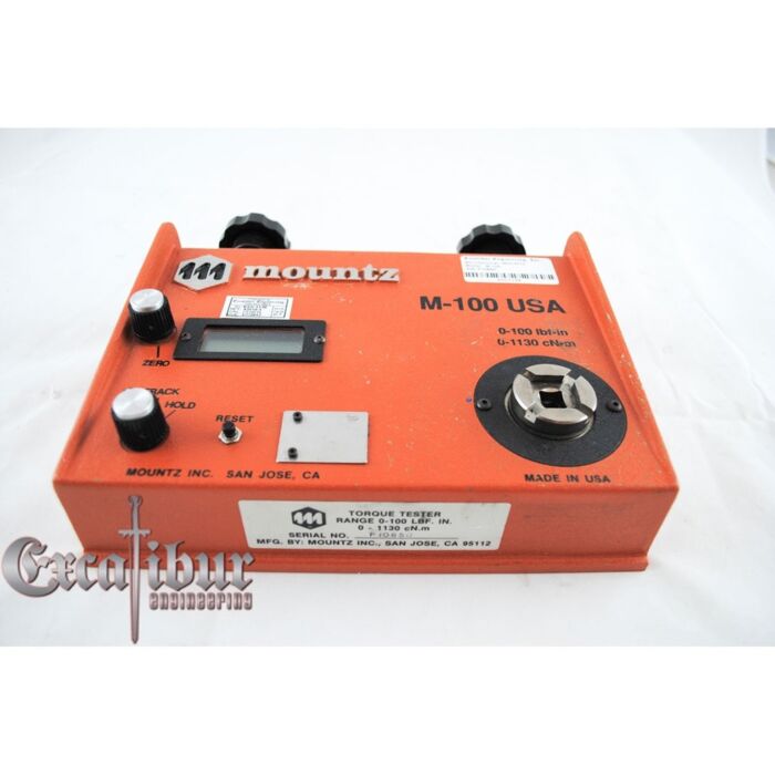 Mountz M-100 for Rent, Portable Torque Tester, 0 - 100 lbf-in., 0 to 1130 cN-m