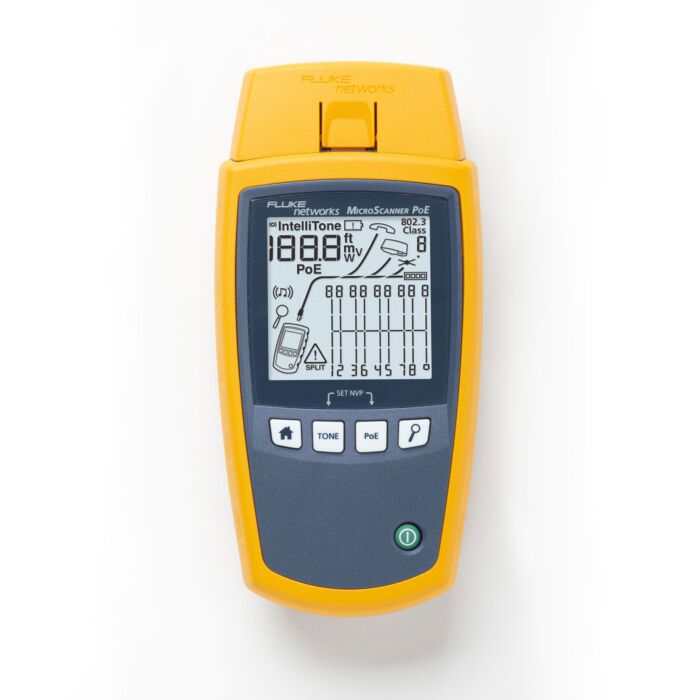 Fluke MS-POE-KIT PoE Cable Verifier and PoE Tester Kit