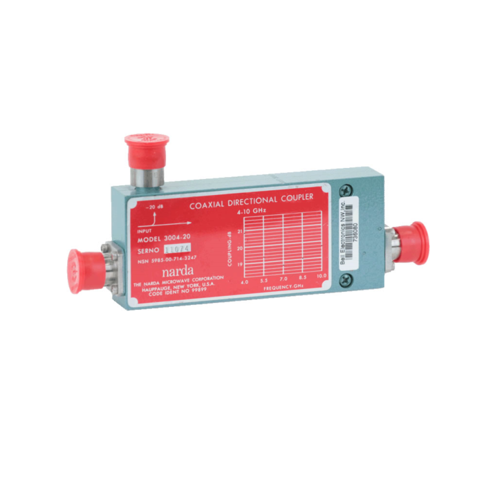 Narda 3004-10 for Rent, Directional Coupler, 4 -10 GHz, COAXIAL