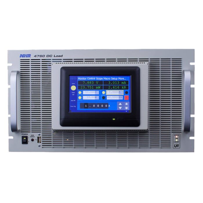 Used NH Research 4760-6 DC Electronic Load, 600V, 300A, 6kW