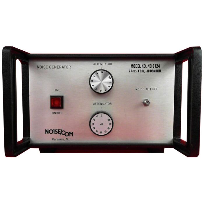 Noisecom NC 6124 for Rent, 2 GHz to 4 GHz Noise Generator, Options: 01-100 dB attenuator