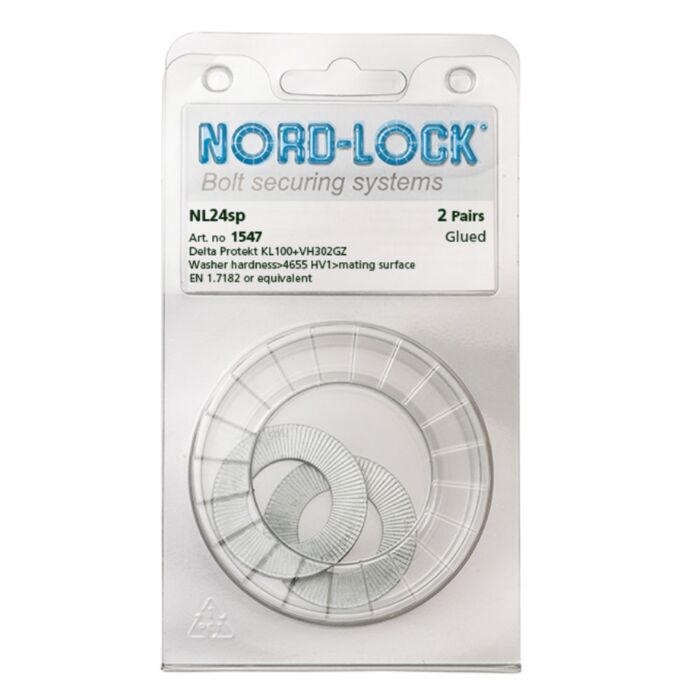 NORD-LOCK NL24SP Wedge Locking Washers, M24, ID 1