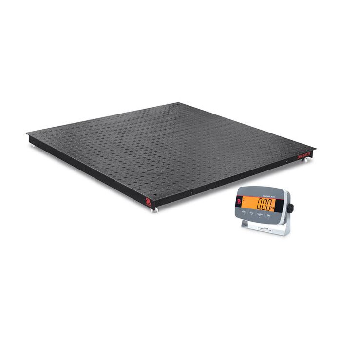Ohaus Scale I-DF33P2500B1L Floor Scale, ABS Indicator, 2,500 lb, 4x4'