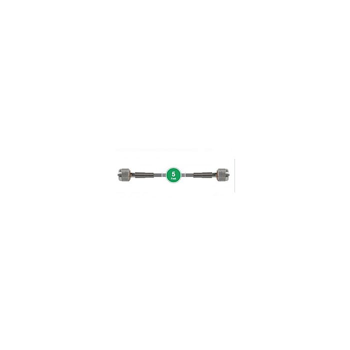 Ralston Instruments QSQS-HOS-5FT Quick-test 6900PSI Hose, Stainless Steel Hose Ends, 5'