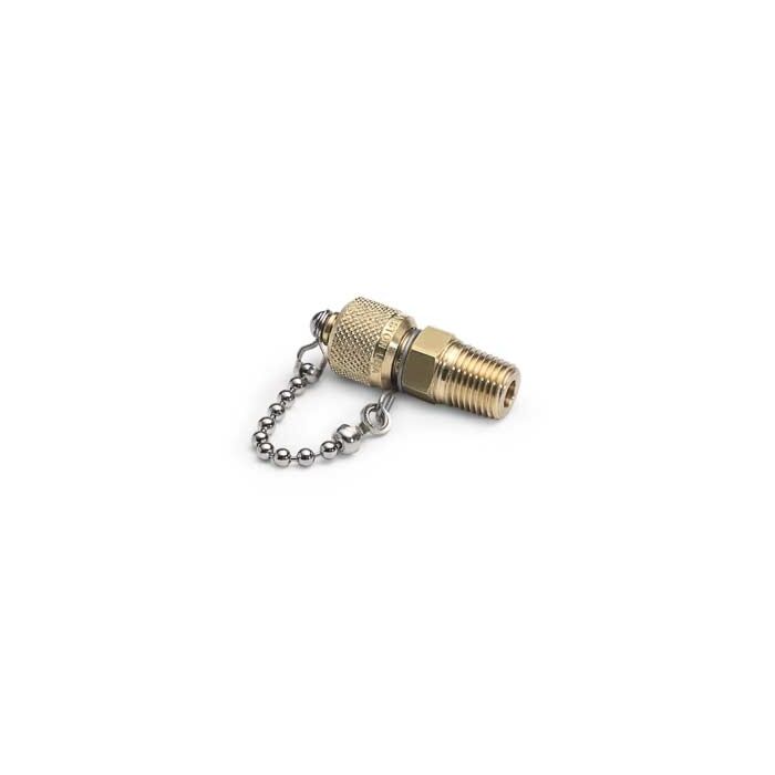 Ralston Instruments QTFT-1MB0-RT 1/8" male BSPT (ISO 7/1) x male QT, no check-valve Adapter