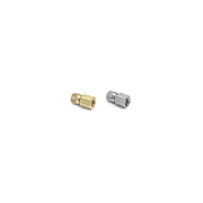 Ralston Instruments QTHA-1FBA 1/8" female NPT x female Quick-test, no check-valve, Brass Adapter