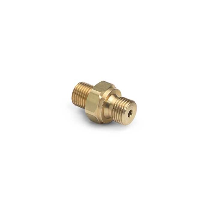 Ralston Instruments QTHA-2MB0-RS 1/4" MaleBSPP (ISO228/1) x Male QT, no check valve, Brass Adapter