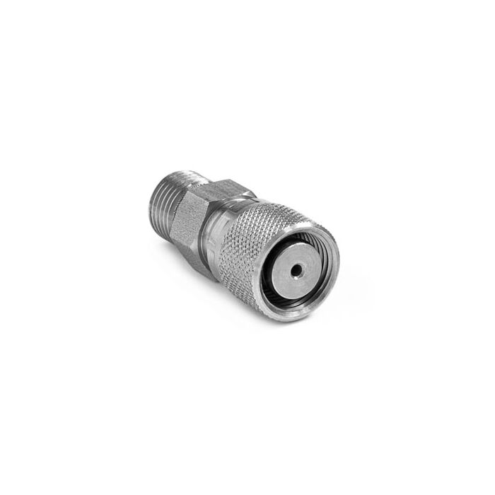 Ralston Instruments QTHA-3TS0 3/8" Tube fitting x male QT, no check-valve, Stainless Steel