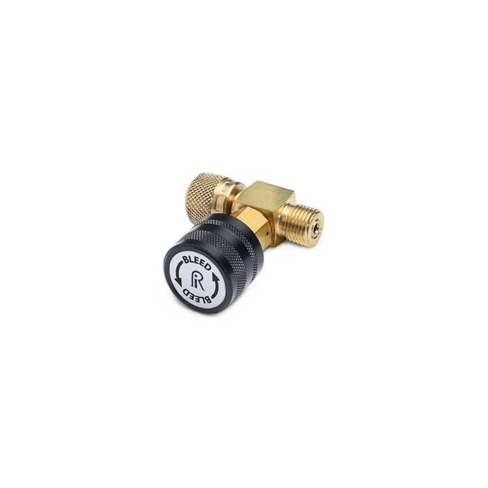 Ralston Instruments QTHA-TVLB-HC In-line Vent Valve, Male QT x Female QT, Brass