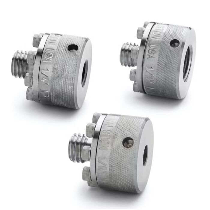 Ralston Instruments XTHA-KIT4 1/8" , 1/4" , 1/2" FNPT QuickConnect Stainless Steel x M Quick-test XT Adapters
