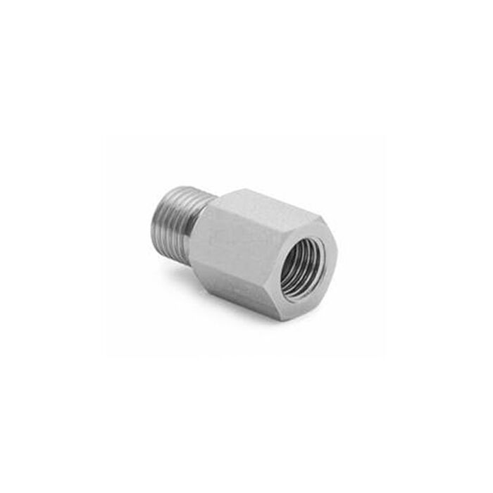 Ralston Instruments QTHA-2FSO-MP 1/4" Female Medium Pressure (CPF 7/16-20) x Male QT Adapter, Stainless Steel