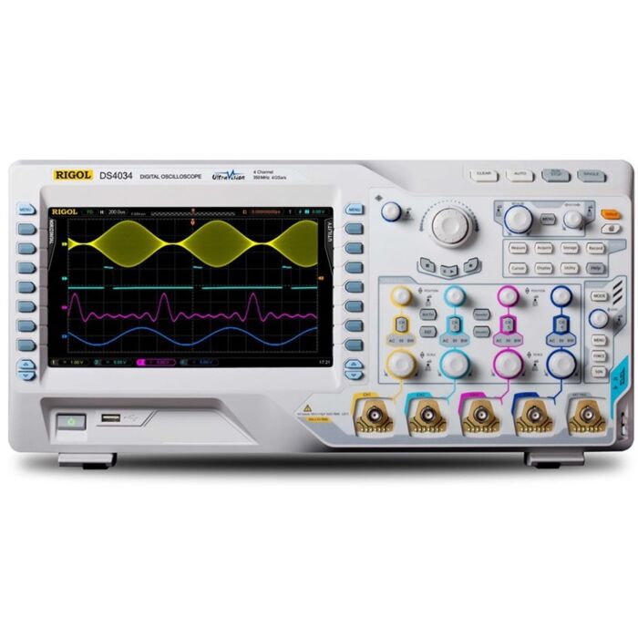 RIGOL DS4034 for Rent, Oscilloscope, 350MHz, 4 channel, 4GSa/s with Opt. BW3T5