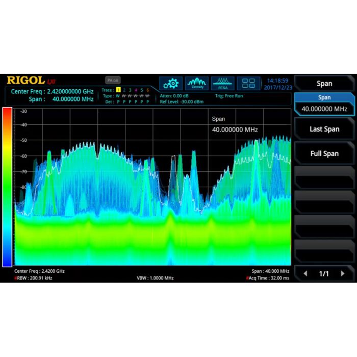 Rigol RSA3000-B25 Real-time analysis BW Upgrade to 25MHz