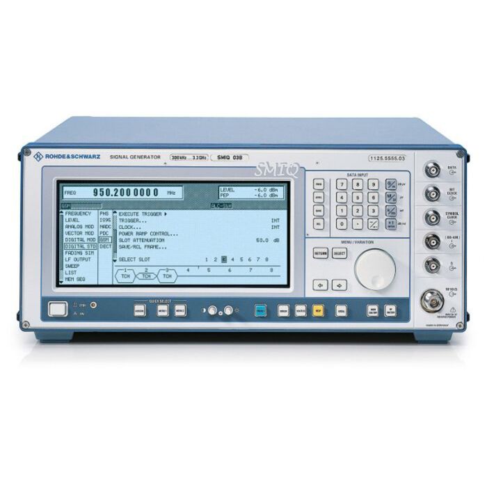 Used Rohde & Schwarz SMIQ03B Vector Signal Generator 300kHz to 3.3GHz