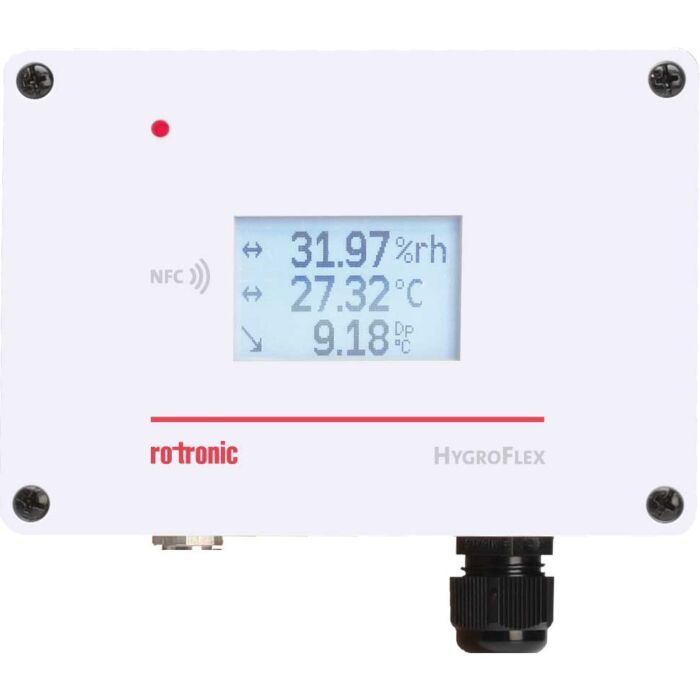 Rotronic HF5A-21D0300210100 Temperature Transmitter 2-wire with Display