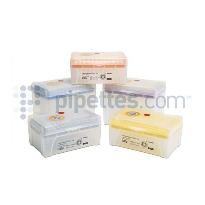 
Sartorius Optifit Tip, 10-1000 uL, Sterile, Wide Bore, racked, 960/pack
