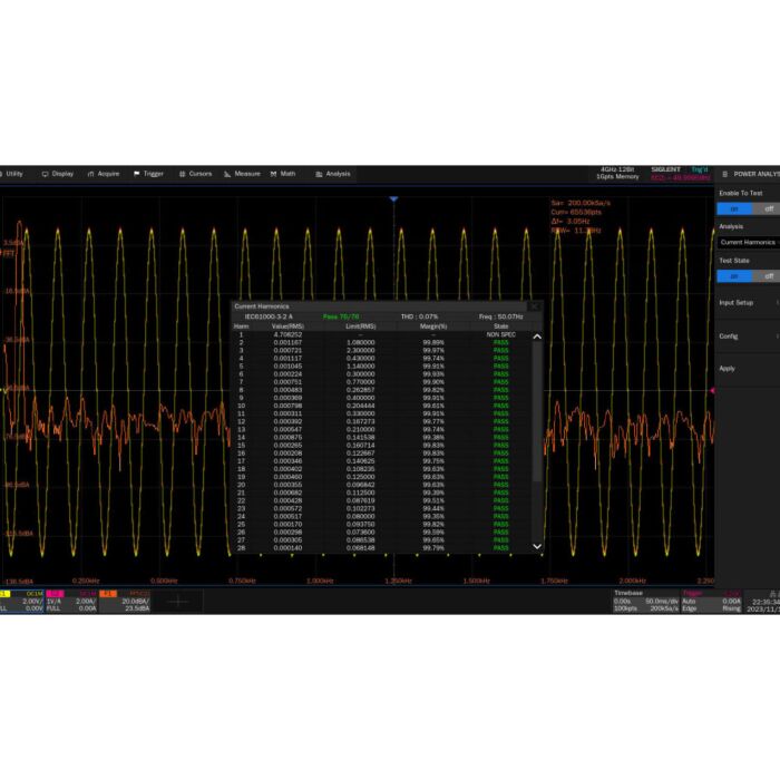 Siglent SDS7000A-PA Power Analysis, For SDS7000A Oscilloscopes