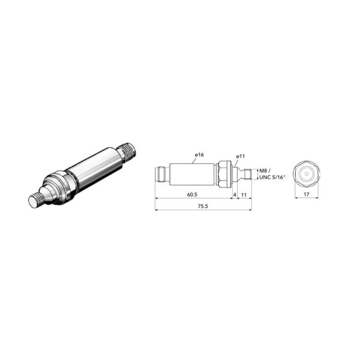 SPM Instrument 42100 SPM Transducer w/TMU, UNC 5/16-18, max 328ft cable