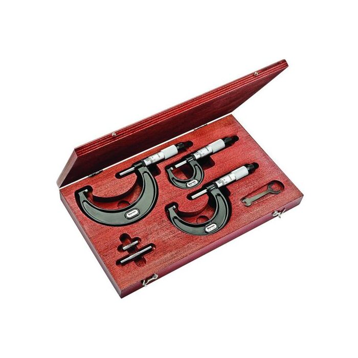 Starrett SV436.1MAXRLZ 68069 Outside Micrometer Set 0-75mm