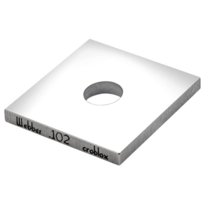 Square Gage Block .102" Croblox Grade 1,-Gage Blocks