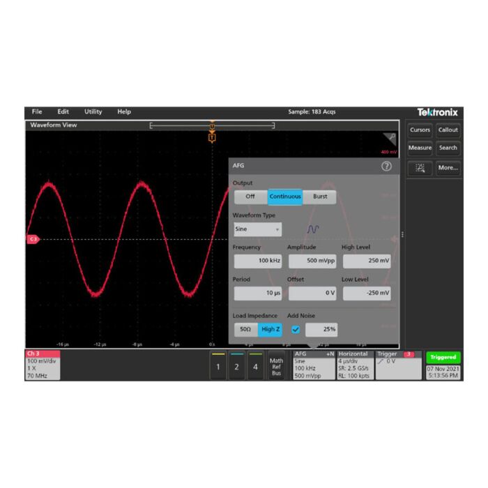 Tektronix 2-SOURCE License; Arbitrary Function Generator; Node-Locked
